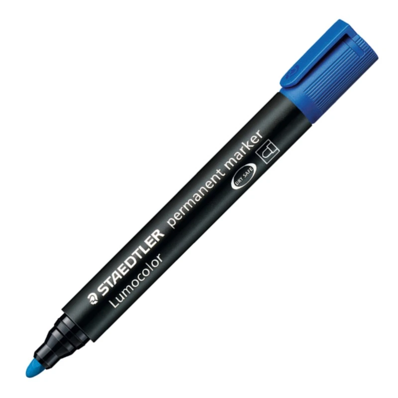 Fixa STAEDTLER permanentní Lumocolor 2 mm, modrá