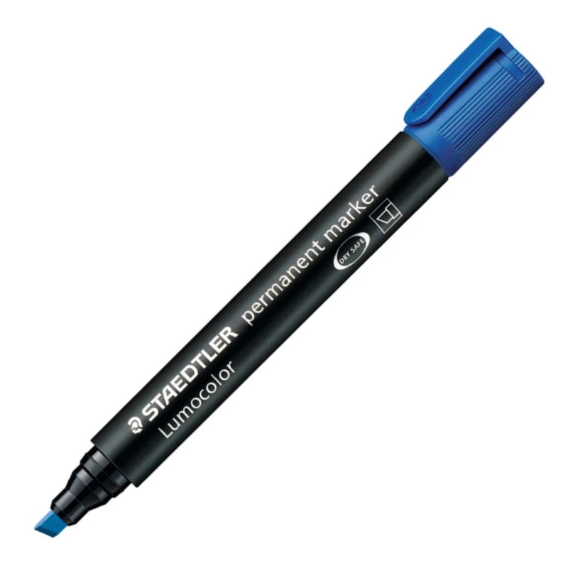 Fixa STAEDTLER permanentní Lumocolor 2-5 mm, modrá