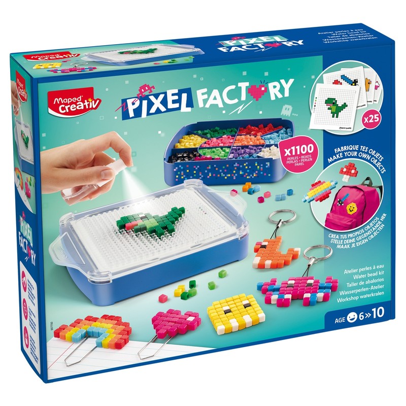 Kreativní sada MAPED CREATIV Pixel Factory, Vodní korálky