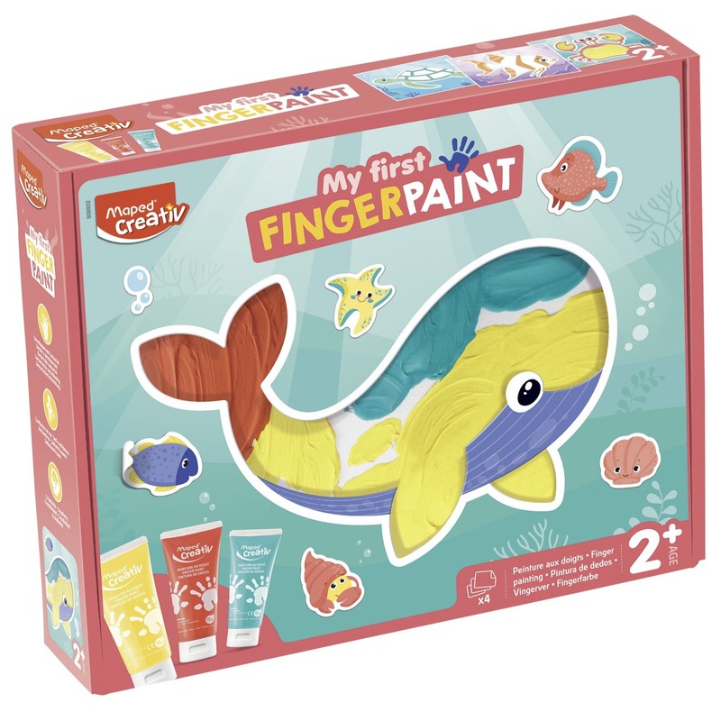 Kreativní sada MAPED CREATIV My First, Prstové barvy