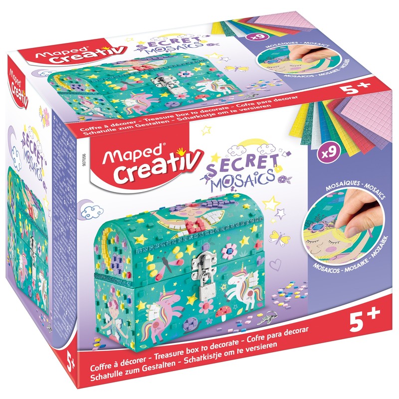 Kreativní sada MAPED CREATIV Secret Mosaics, Pokladnička