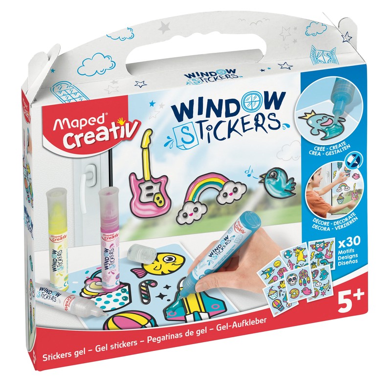 Kreativní sada MAPED CREATIV Window Sticker samolepky na sklo