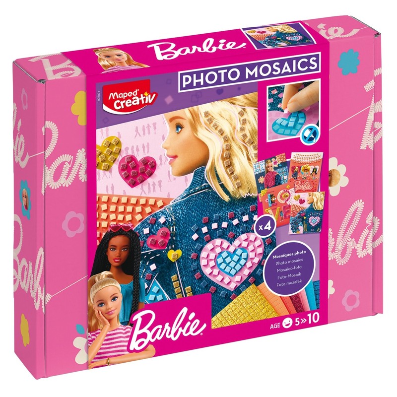 Kreativní sada MAPED CREATIV Barbie Mosaics