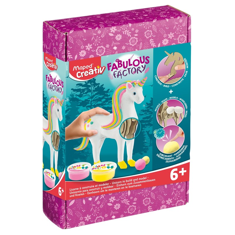 Kreativní sada MAPED CREATIV Factory 3D Puzzle, Jednorožec