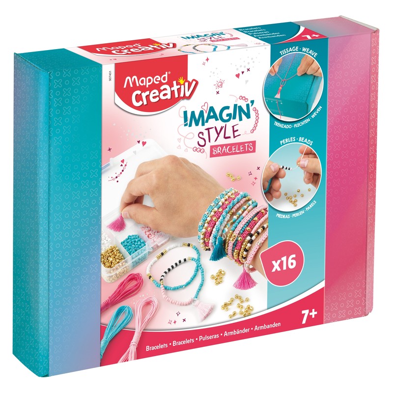 Kreativní sada MAPED CREATIV Imagin Style Bracelets, Náramky Classic