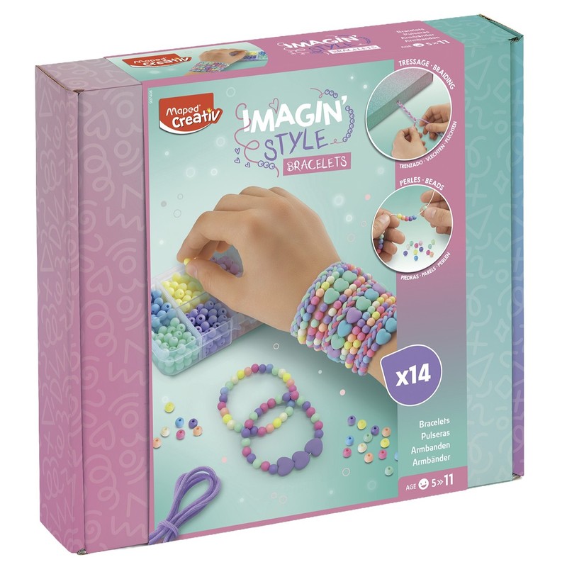 Kreativní sada MAPED CREATIV Imagin Style Bracelets, Náramky Bubble