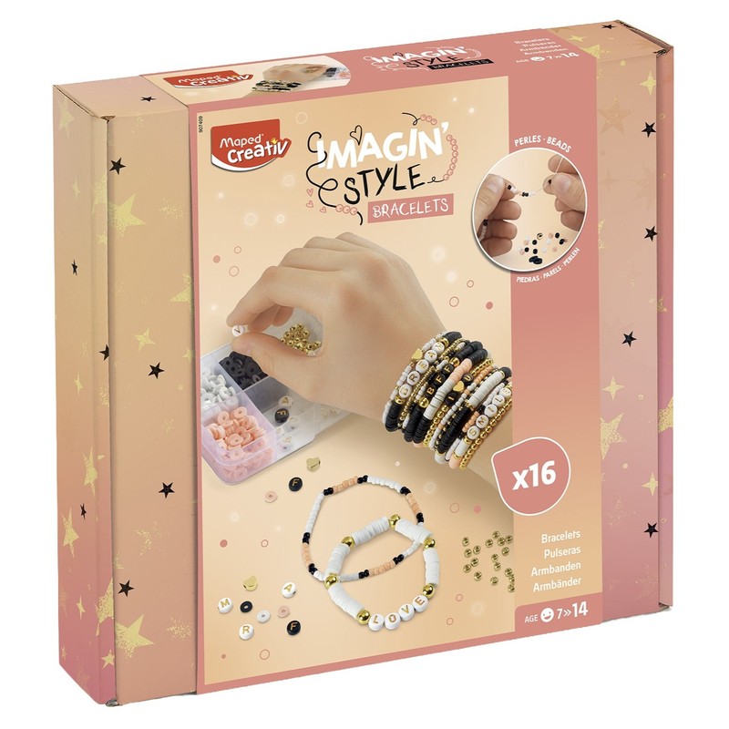 Kreativní sada MAPED CREATIV Imagin Style Bracelets, Náramky Glam
