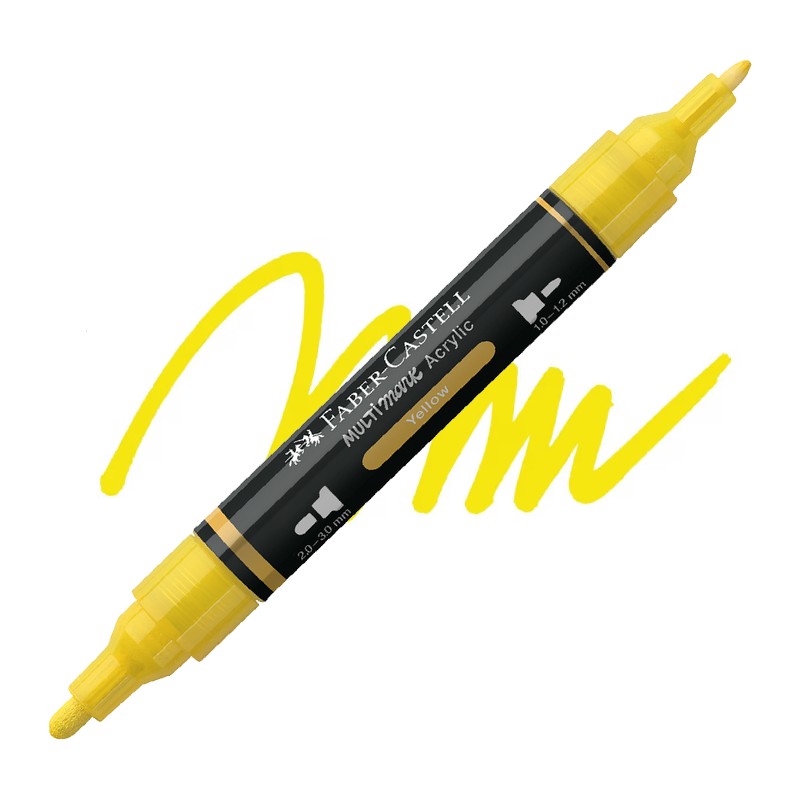 Akrylová fixa FABER-CASTELL Multimark, Yellow (108)