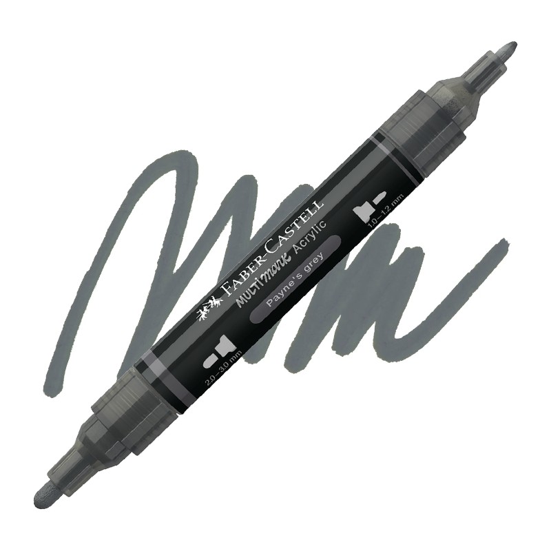 Akrylová fixa FABER-CASTELL Multimark, Payne's Grey (181)