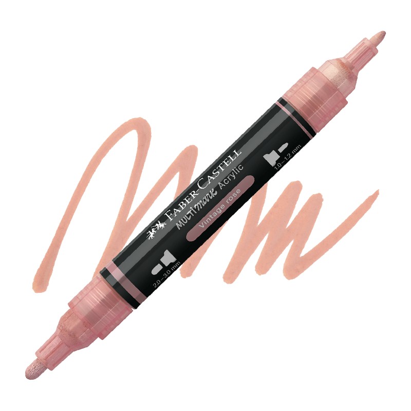 Akrylová fixa FABER-CASTELL Multimark, Vintage Rose (304)