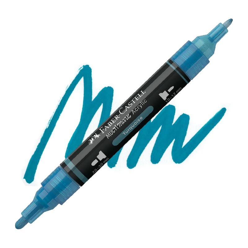 Akrylová fixa FABER-CASTELL Multimark, Turquoise (313)