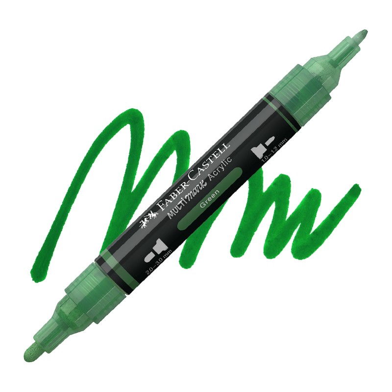 Akrylová fixa FABER-CASTELL Multimark, Green (316)