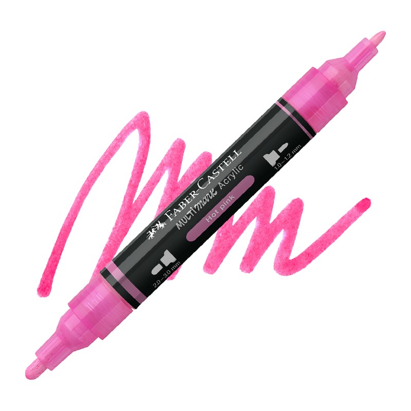 Akrylová fixa FABER-CASTELL Multimark, Hot Pink (329)