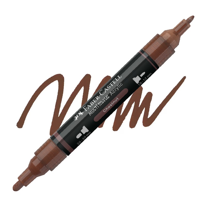 Akrylová fixa FABER-CASTELL Multimark, Chestnut (378)