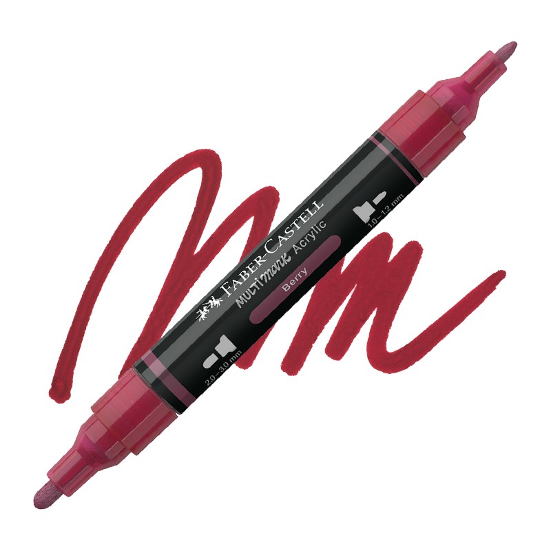 Akrylová fixa FABER-CASTELL Multimark, Berry (433)