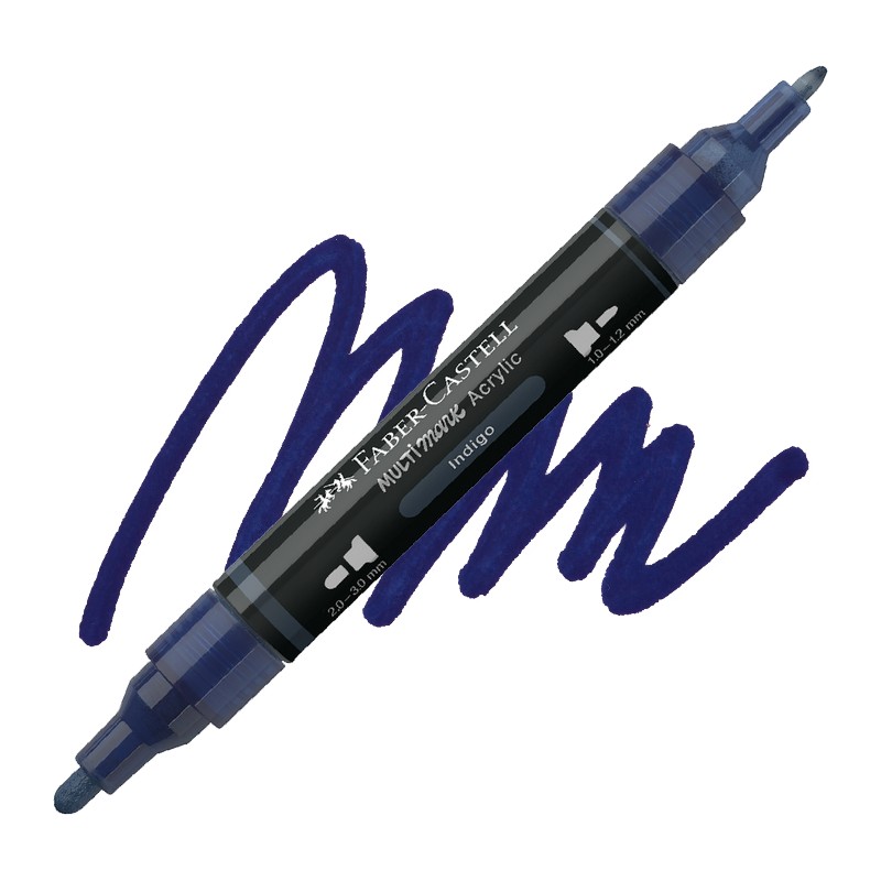 Akrylová fixa FABER-CASTELL Multimark, Indigo (450)