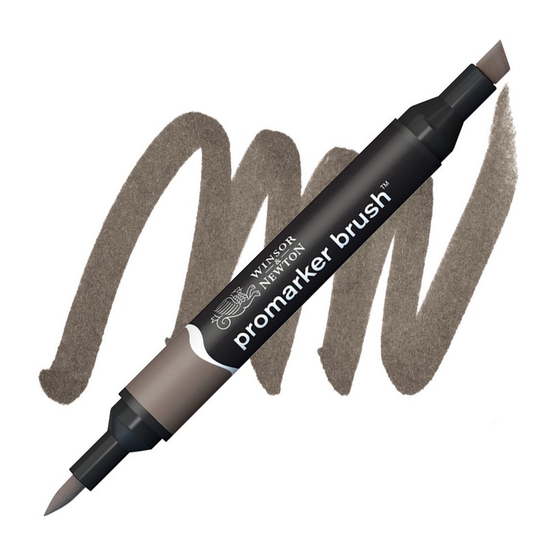 Lihová fixa WINSOR & NEWTON Promarker Brush & Chisel, WARM GREY 5 (WG5)