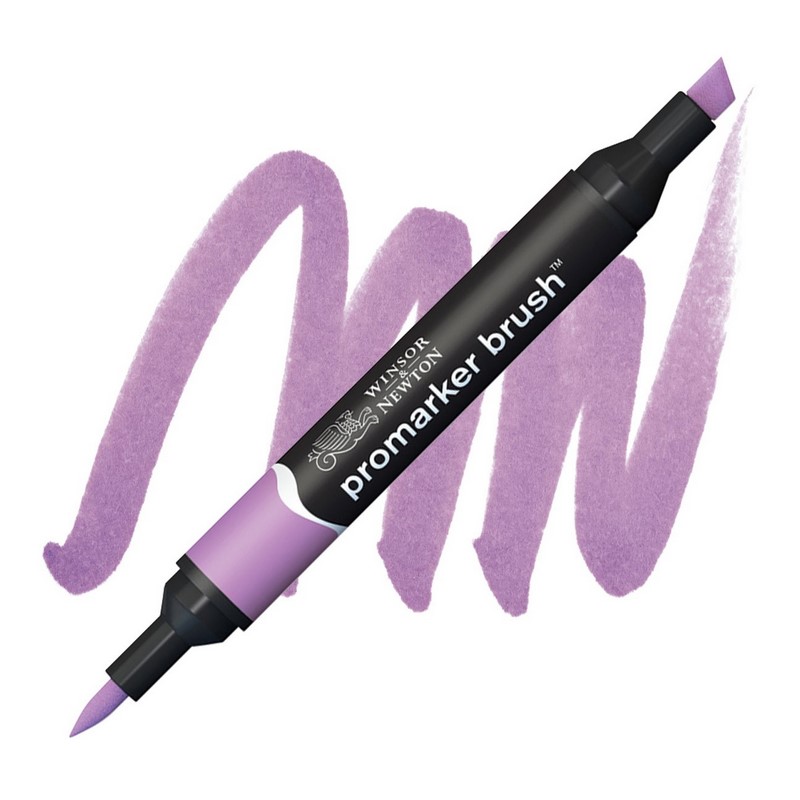 Lihová fixa WINSOR & NEWTON Promarker Brush & Chisel, AMETHYST (V626)