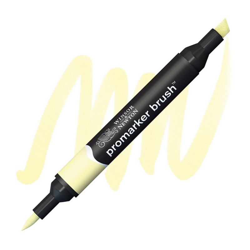 Lihová fixa WINSOR & NEWTON Promarker Brush & Chisel, SOFT LIME (Y828)