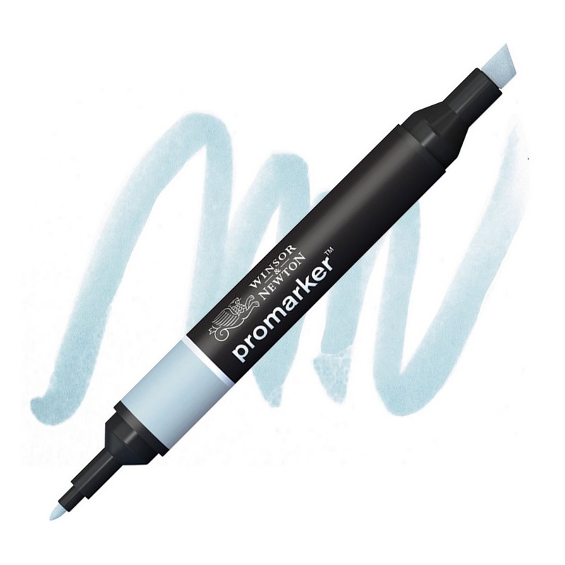 Lihová fixa WINSOR & NEWTON Promarker Brush & Chisel, PEBBLE BLUE (C217)