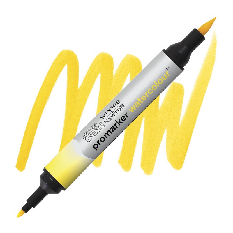 Akvarelová fixa WINSOR & NEWTON Promarker Brush & Fine, 109 CADMIUM YELLOW HUE