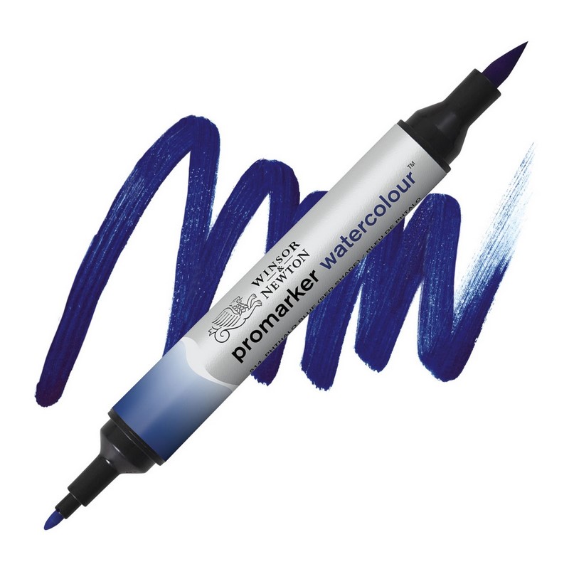 Akvarelová fixa WINSOR & NEWTON Promarker Brush & Fine, 514 PHTALO BLUE RED SHADE