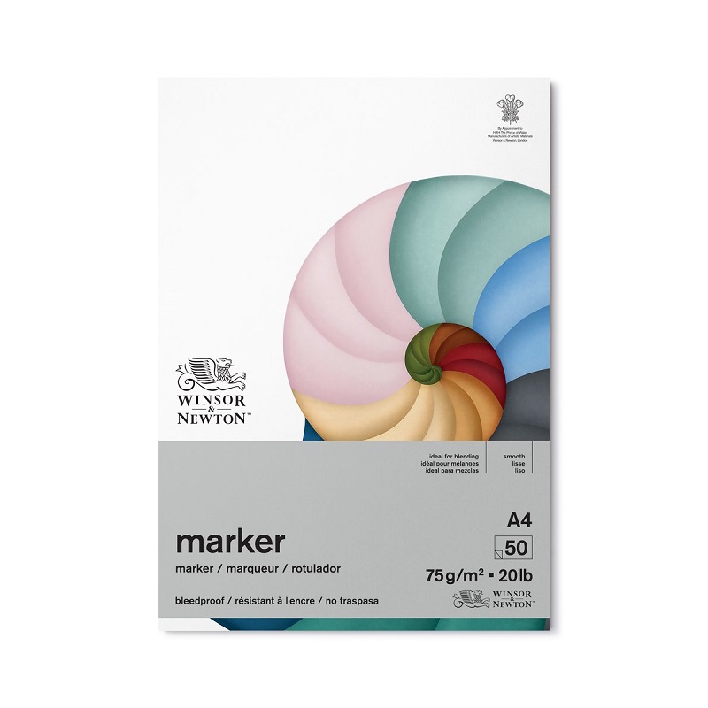 Blok WINSOR & NEWTON Marker Pad, A4 50 listů