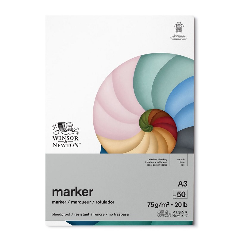 Blok WINSOR & NEWTON Marker Pad, A3 50 listů