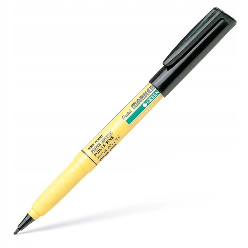 PENTEL popisovač na textil, černý