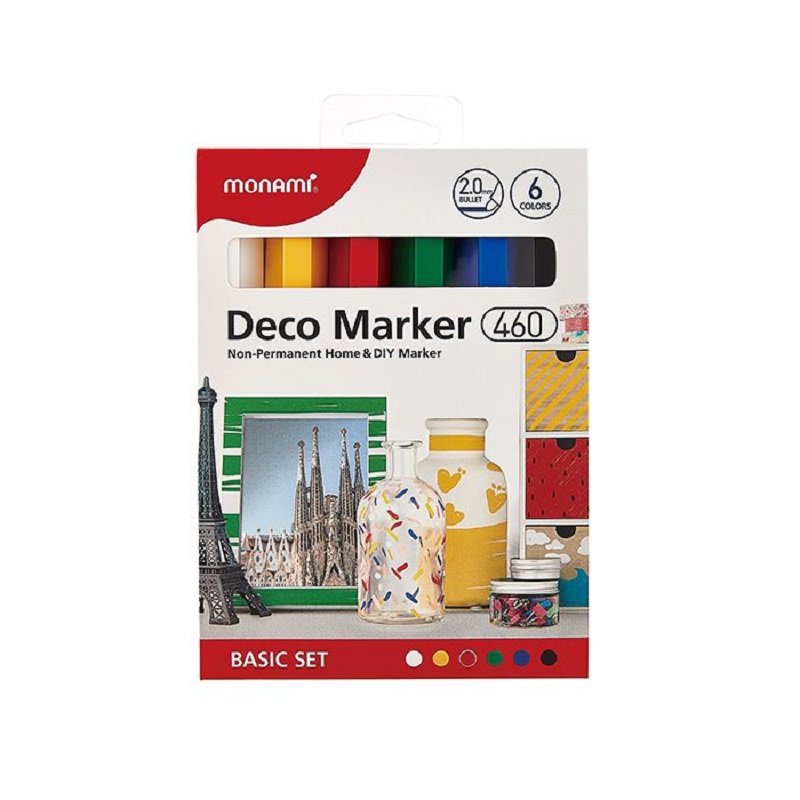 MONAMI akrylový Deco Marker 460 F, 6ks základní