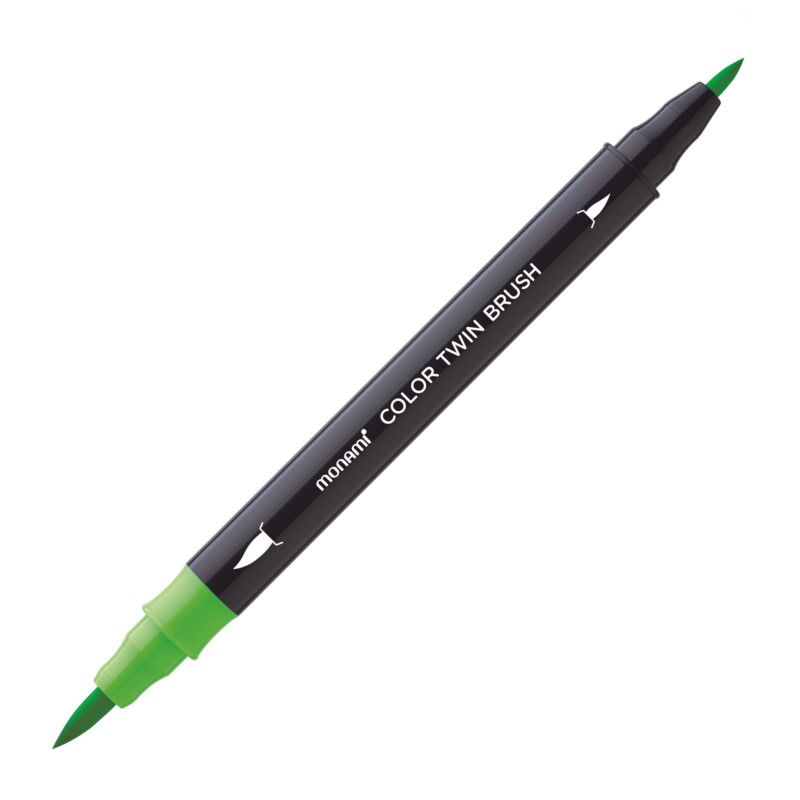 MONAMI akvarelový Color Twin Brush, světle zelený