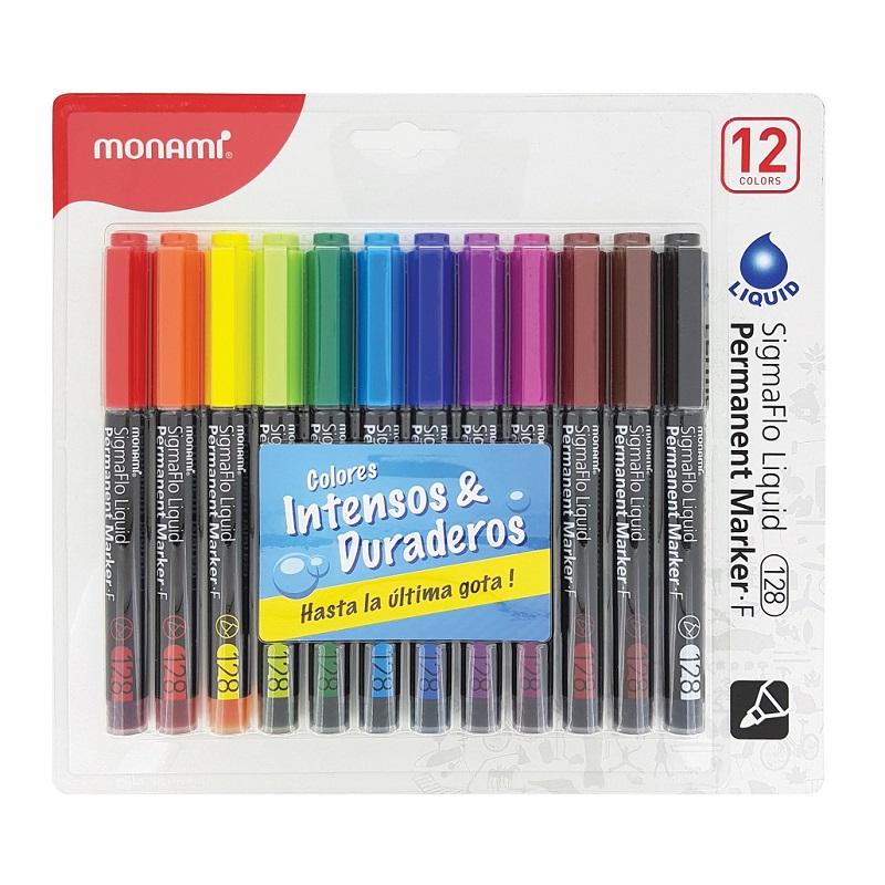 MONAMI permanentní 128 SigmaFlo Liquid, sada 12ks