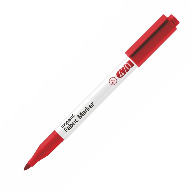 MONAMI na textil 470 Brush, červený