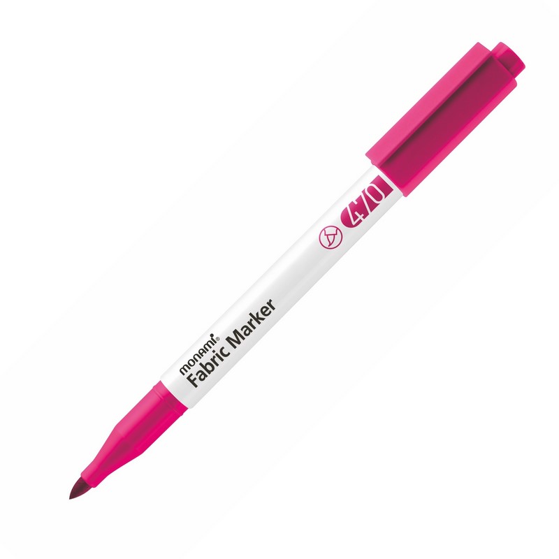 MONAMI na textil 470 Brush, fluorescenční růžový