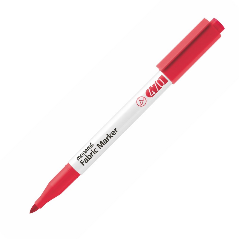MONAMI na textil 470 Brush, fluorescenční červený
