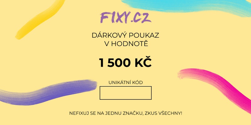 Dárkový poukaz v hodnotě 1500,-