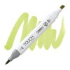 2043 2 gy48 yellow green touch twin brush marker