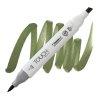 2361 2 gy231 seaweed green touch twin brush marker