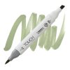 2364 2 gy232 grayish green pale touch twin brush marker