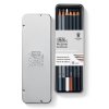 884955064887 W&N STUDIO COLLECTION 6PC SKETCHING PENCILS [OPEN LID] (For Office Print)