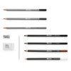 884955064870 W&N STUDIO COLLECTION PENCIL SKETCHING X10 [COMPONENTS OUT OF BOX SHOT] 884955064870 (For Office Print)