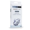 Lihové fixy COPIC Ciao oboustranné Brush & Chisel 5+1ks, šedé Cool