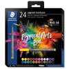 Fix STAEDTLER štětcový pigmentový Arts Pen, 24ks základní