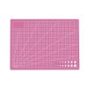 Kreslící a rýsovací podložka na stůl A4, mřížka v CM růžová