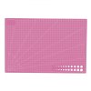 Kreslící a rýsovací podložka na stůl A3, mřížka v CM růžová