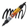 57312 akrylova fixa molotow one4all twin 1 5 4mm glossy black leskla