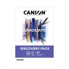 Blok CANSON Graduate Mixed Media A4, 10 listů Discovery Pack