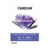 Blok CANSON Graduate Mixed Media A4, 20 listů White 200g