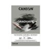 Blok CANSON Graduate Mixed Media A4, 30 listů Grey 220 g