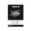 Blok CANSON Graduate Mixed Media A5, 20 listů Black 240 g